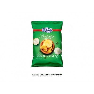 BATATA - KELECK - 30g - ONDA CEBOLA E SALSA - CX14